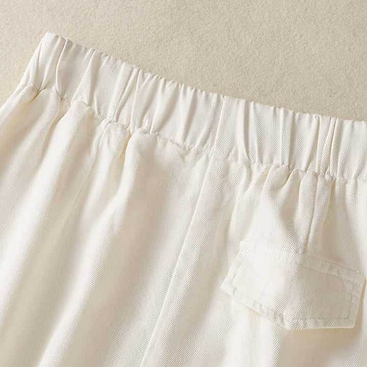 Pantalones casuales de encaje con diseño de patchwork de Buddha Stones para mujer, cintura alta, pierna ancha, largo hasta el tobillo, con bolsillos y cremallera. - image 5