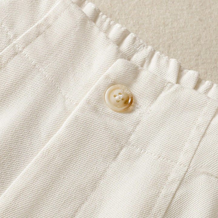 Pantalones casuales de encaje con diseño de patchwork de Buddha Stones para mujer, cintura alta, pierna ancha, largo hasta el tobillo, con bolsillos y cremallera. - image 4