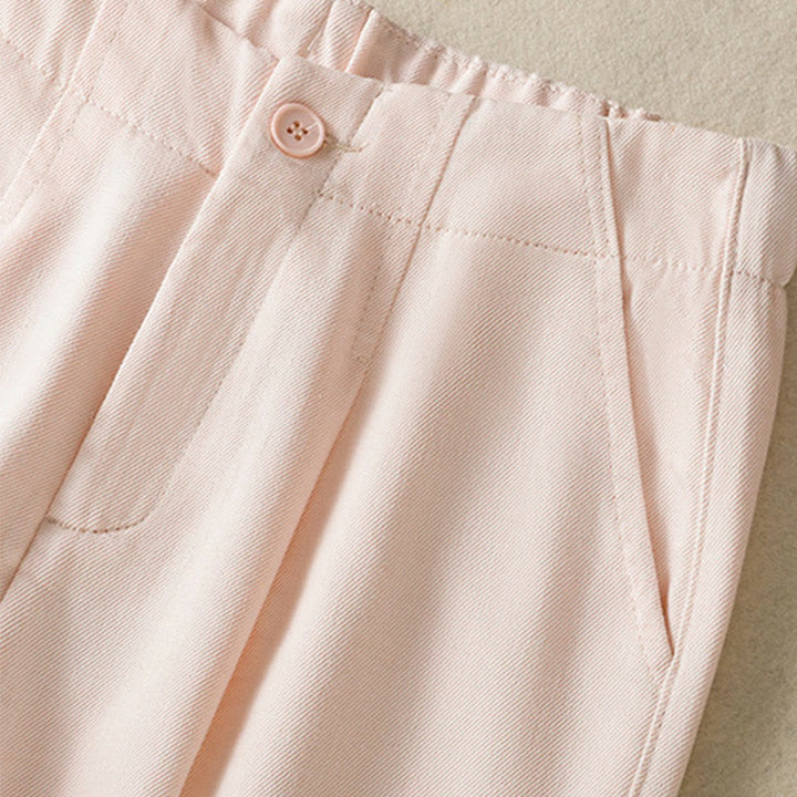 Pantalones casuales de encaje con diseño de patchwork de Buddha Stones para mujer, cintura alta, pierna ancha, largo hasta el tobillo, con bolsillos y cremallera. - image 11