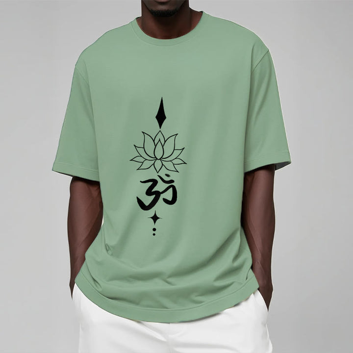 Camiseta con símbolo Om y loto de Buddha Stones - image 20