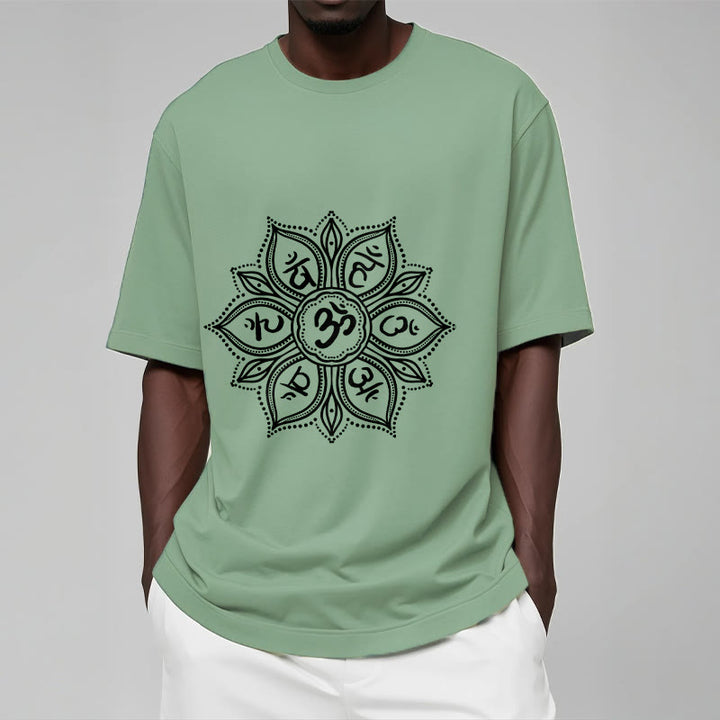 Camiseta con diseño de mandala y Buddha Stones, Om Mani Padme Hum Mantra - image 16
