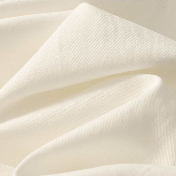 Pantalones de algodón de pierna ancha con bolsillos y cinturón de encaje de color liso para mujer de Buddha Stones Daily - image 13