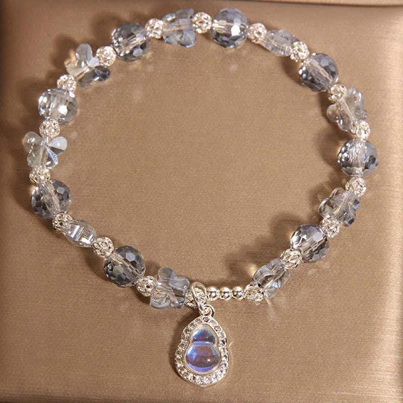 Pulsera de equilibrio con Buddha Stones, mariposa, calabaza, amatista, citrino y labradorita - Labradorita (circunferencia de la muñeca: 18 cm) - image 8