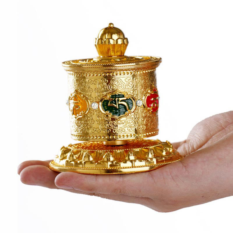 Decoración del coche de la rueda de oración de bendición tibetana