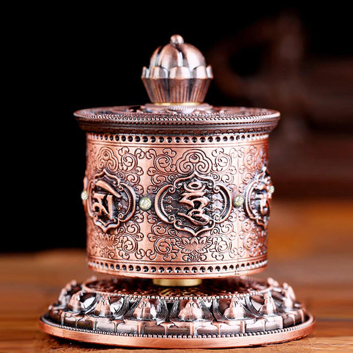 Decoración del coche de la rueda de oración de bendición tibetana