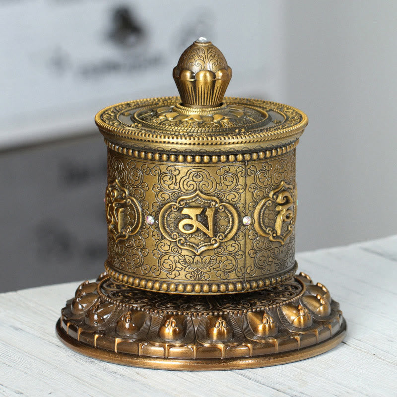 Decoración del coche de la rueda de oración de bendición tibetana