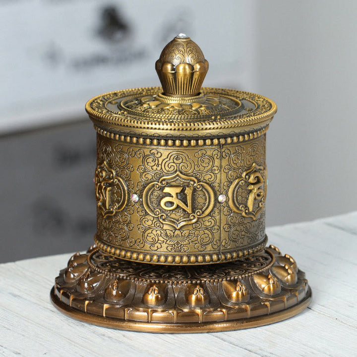 Decoración del coche de la rueda de oración de bendición tibetana