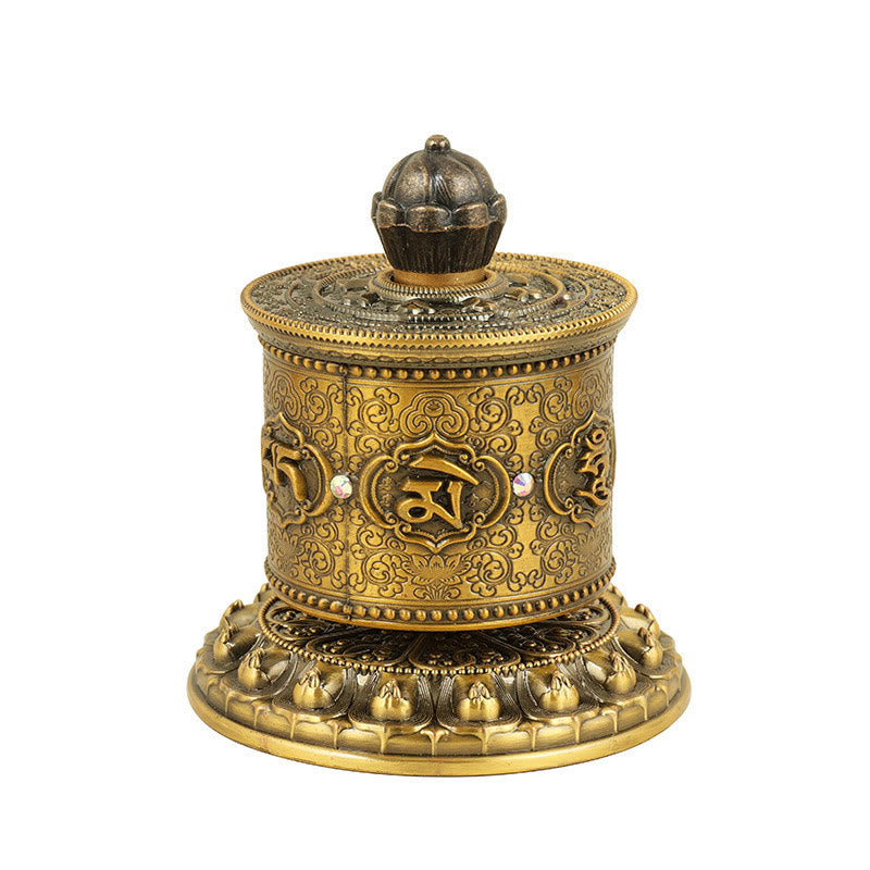 Decoración del coche de la rueda de oración de bendición tibetana