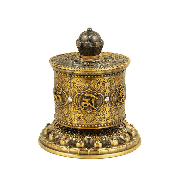 Decoración del coche de la rueda de oración de bendición tibetana
