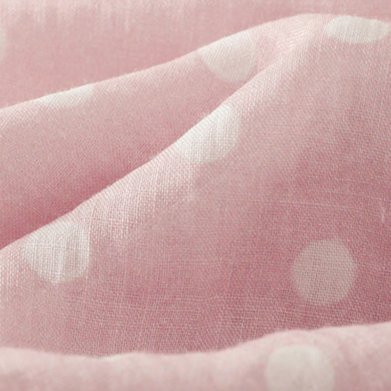 Vestido midi de poliéster con cuello alto, botones y lunares de primavera Buddha Stones y bolsillos - image 13