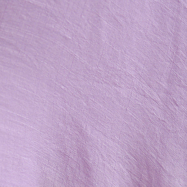 Vestido midi informal de algodón con cuello redondo, manga tres cuartos y botones de rana de Buddha Stones - image 13