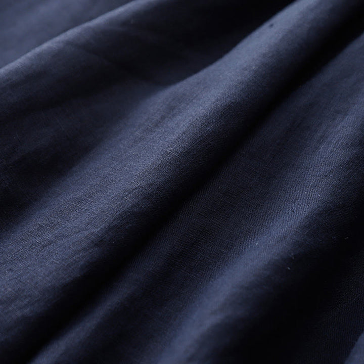 Pantalones capri de verano con cintura elástica y pernera ancha para mujer con bolsillos de Buddha Stones - image 15