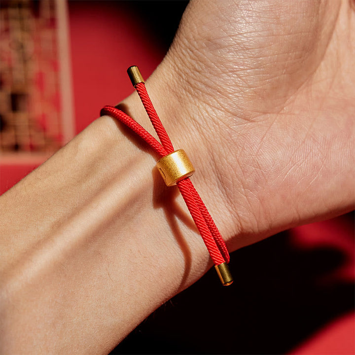 Pulsera de hilo rojo de la suerte con Buddha Stones - image 5