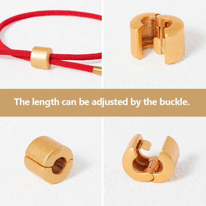 Pulsera de hilo rojo de la suerte con Buddha Stones - image 10