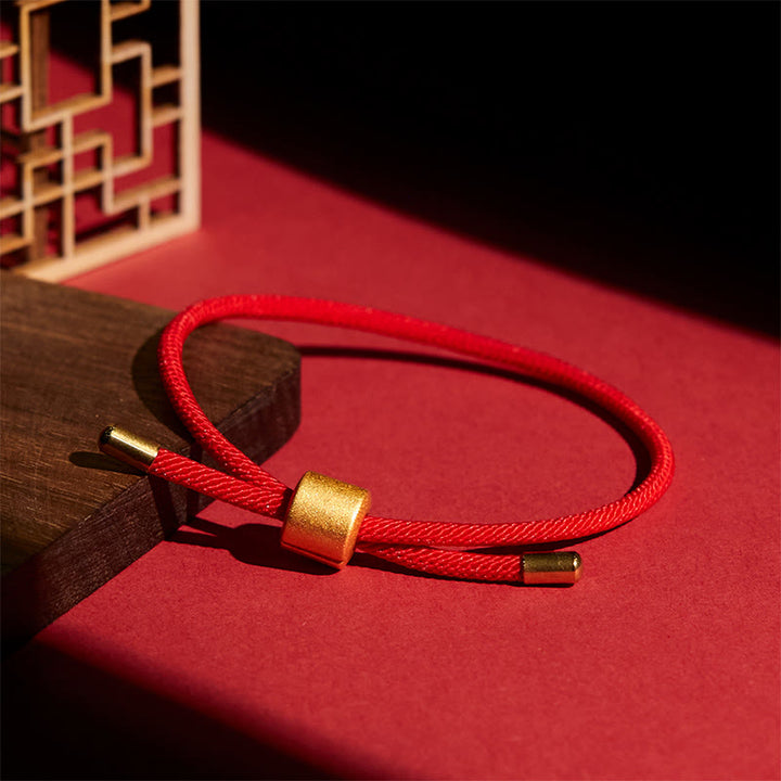 Pulsera de hilo rojo de la suerte con Buddha Stones - image 8