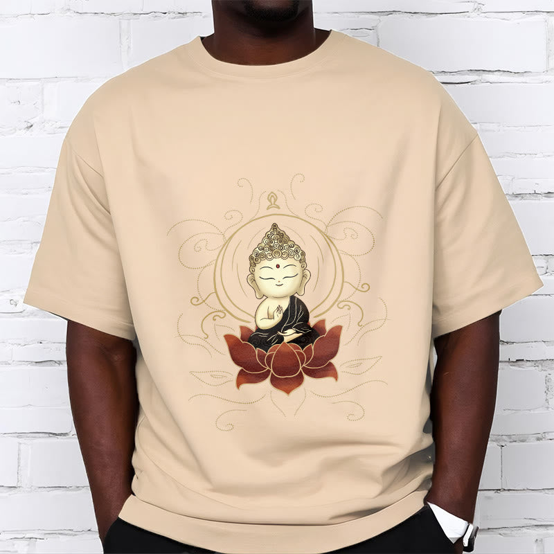 Camiseta con estampado de Buddha Stones de Buda de loto - image 12