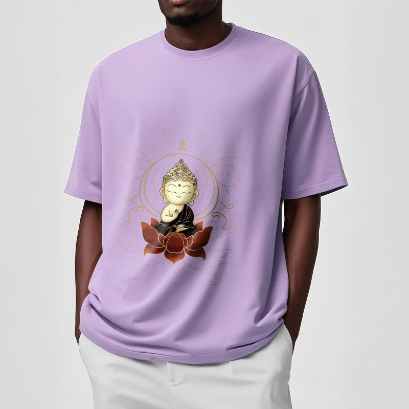 Camiseta con estampado de Buddha Stones de Buda de loto - image 18