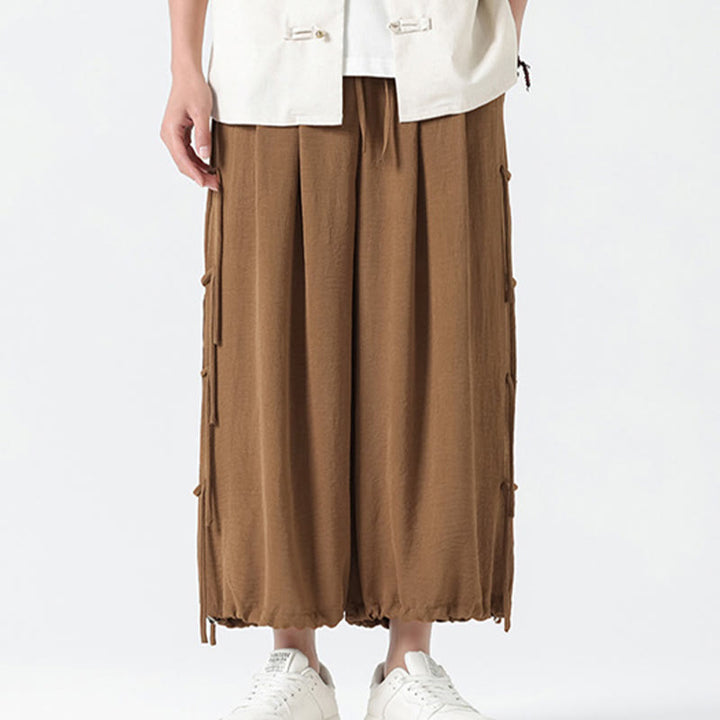 Pantalones de licra con diseño holgado de Buddha Stones , informales, con cordón en la cintura, para hombre, de longitud 7-8, con bolsillos - Perú - US/UK/AU46, EU56 (5XL) - image 33