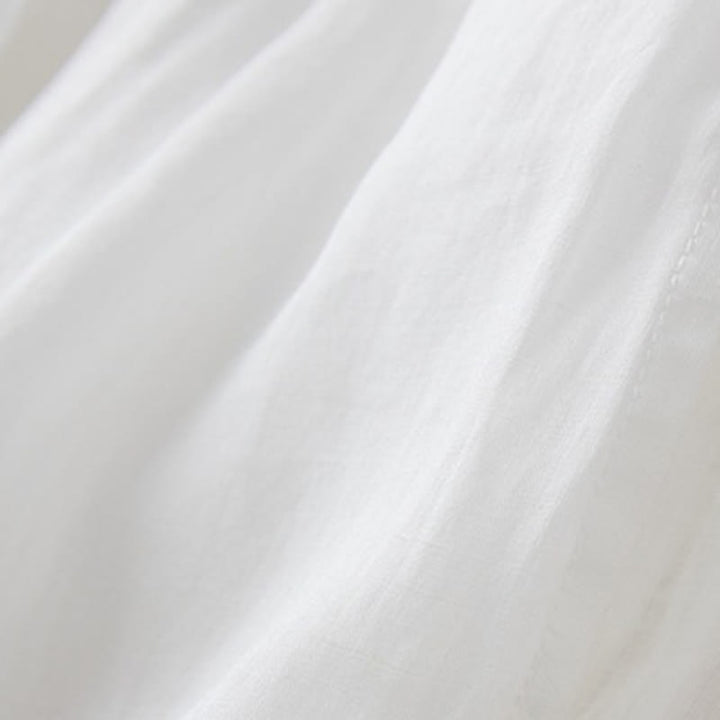 Pantalones anchos de algodón con diseño informal de Buddha Stones para mujer, tallas 7-8, con bolsillos - image 12