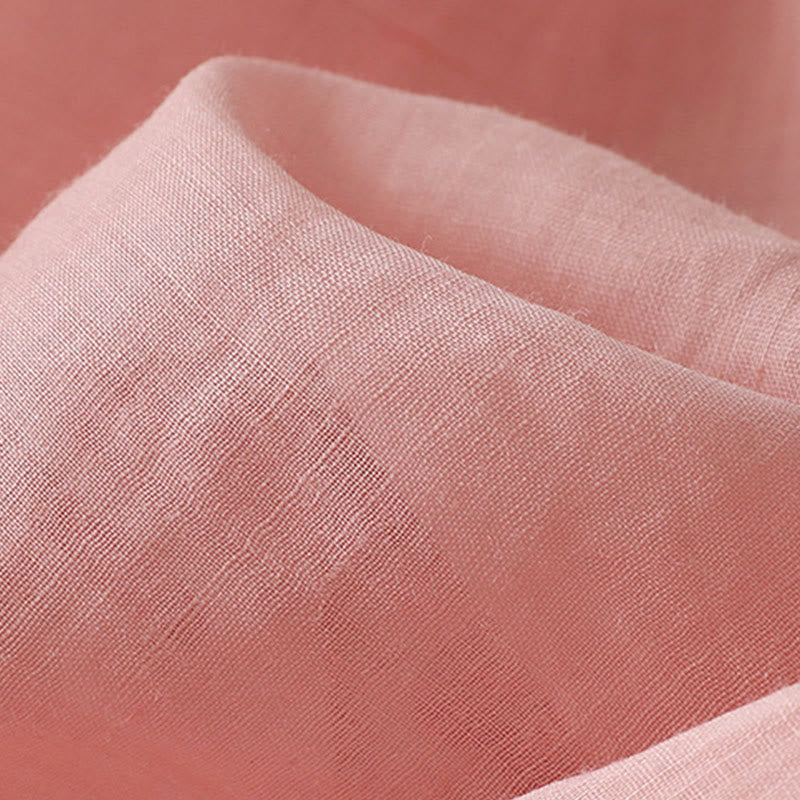 Camisa de lino y algodón para mujer con bordado de flores y Buddha Stones, de botonadura sencilla - image 34