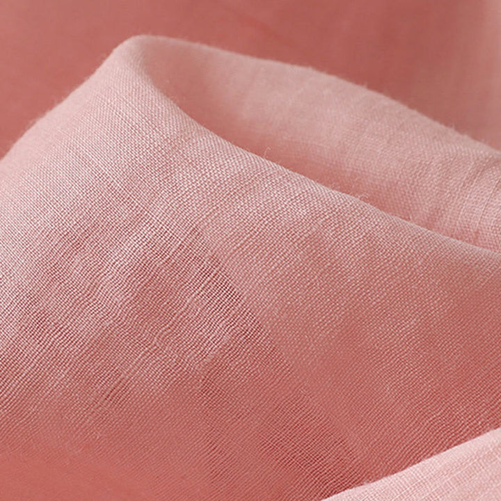 Camisa de lino y algodón para mujer con bordado de flores y Buddha Stones, de botonadura sencilla - image 34