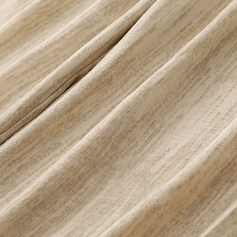 Pantalones anchos de algodón con diseño texturizado y cordones de Buddha Stones para mujer, informales, de verano, con bolsillos - image 3