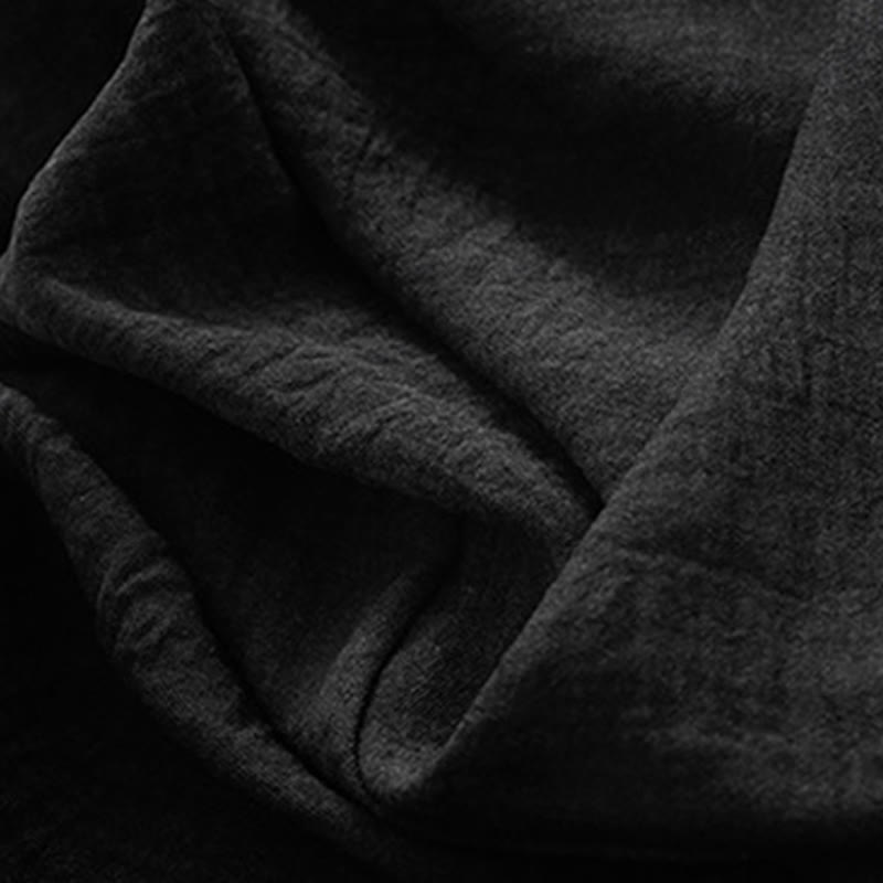 Pantalones anchos de algodón con diseño texturizado y cordones de Buddha Stones para mujer, informales, de verano, con bolsillos - image 10