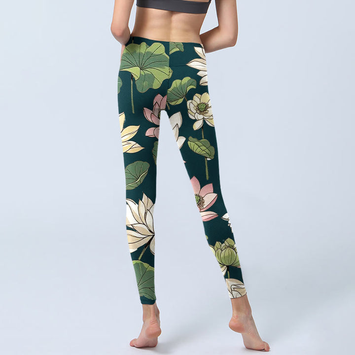 Leggings de yoga para mujer con estampado de Buddha Stones - image 6