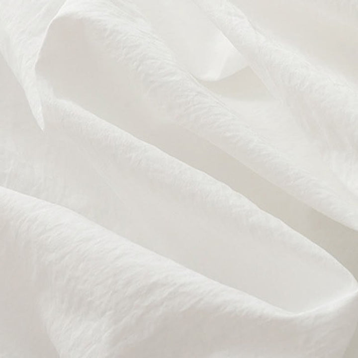 Falda de mujer con cintura elástica y bolsillos de Buddha Stones, líneas sencillas - image 10