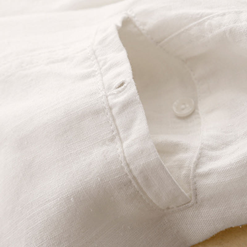 Falda de algodón con cintura elástica y cordón ajustable de Buddha Stones para mujer - image 9