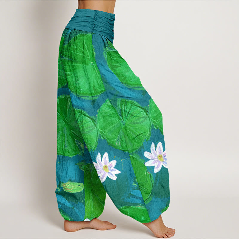 Pantalones harén para mujer con estampado de Buddha Stones - image 7