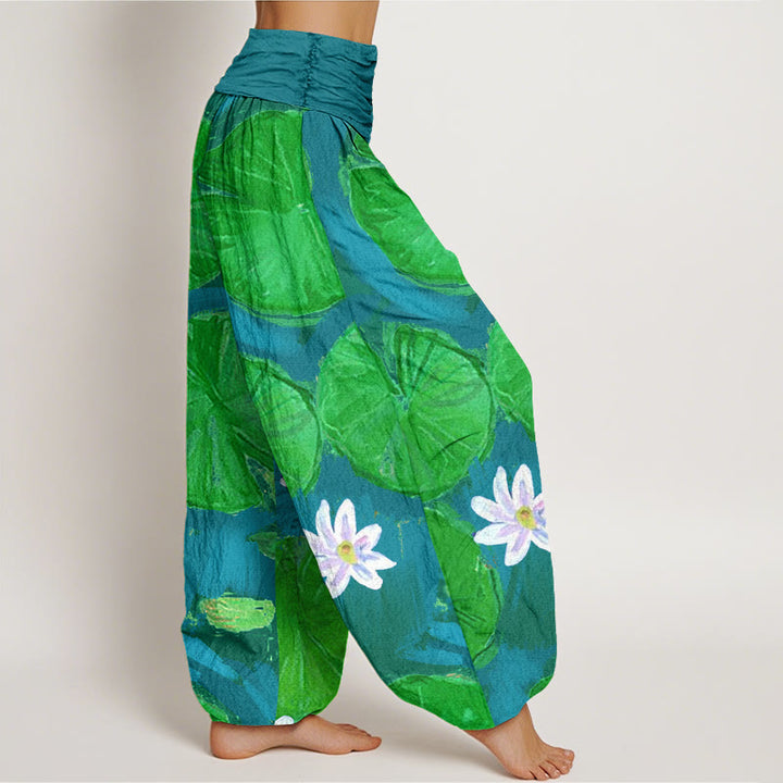 Pantalones harén para mujer con estampado de Buddha Stones - image 7