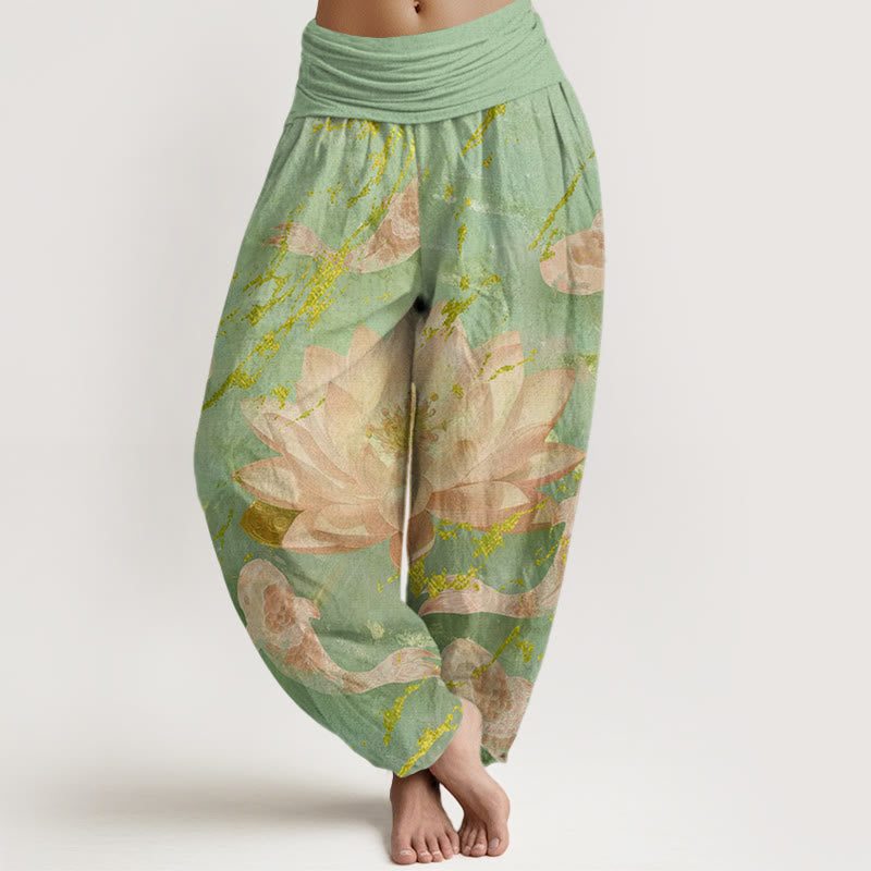 Pantalones Buddha Stones - Verde claro - US22，UK/AU26，EU54 (6XL) - image 4