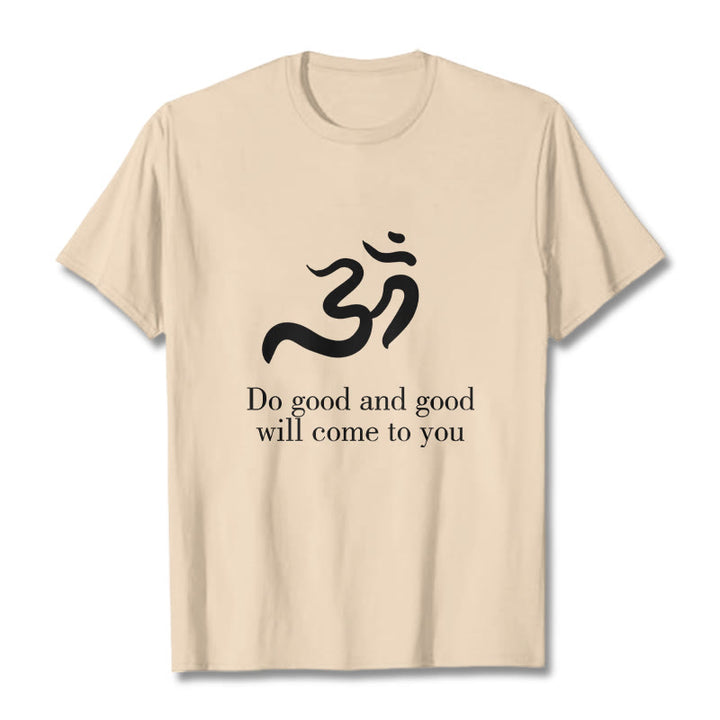 Camiseta de algodón con diseño espiritual sánscrito y símbolo Om de Buddha Stones - Sopa de mariscos - 2XL - image 9