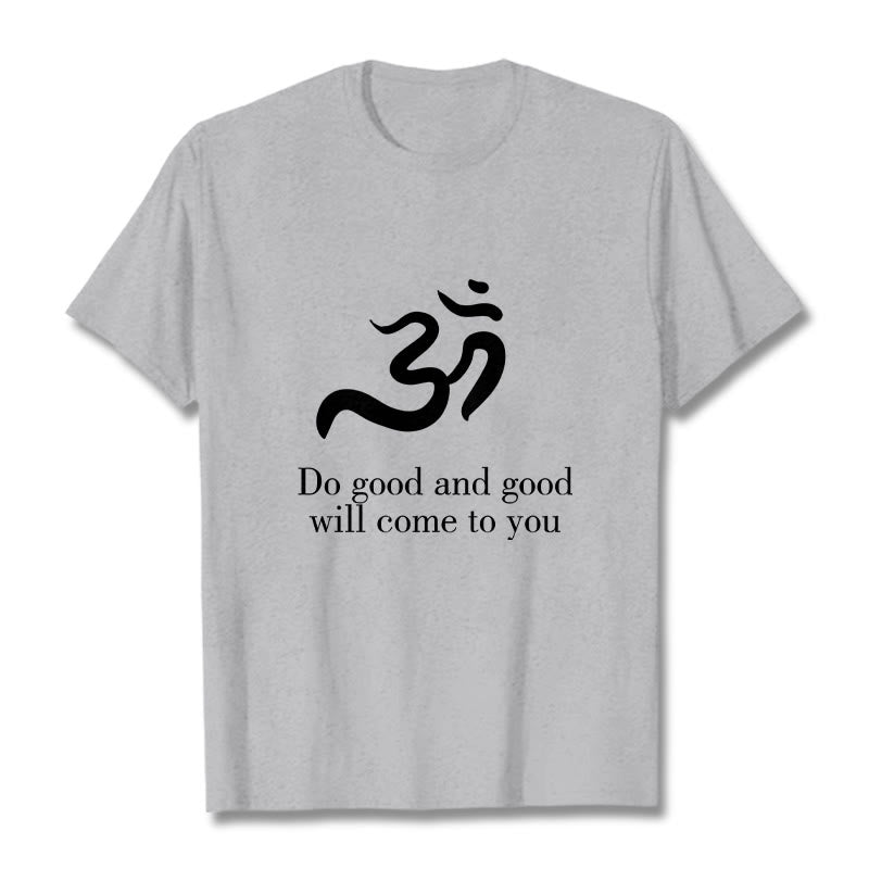 Camiseta de algodón con diseño espiritual sánscrito y símbolo Om de Buddha Stones - image 20