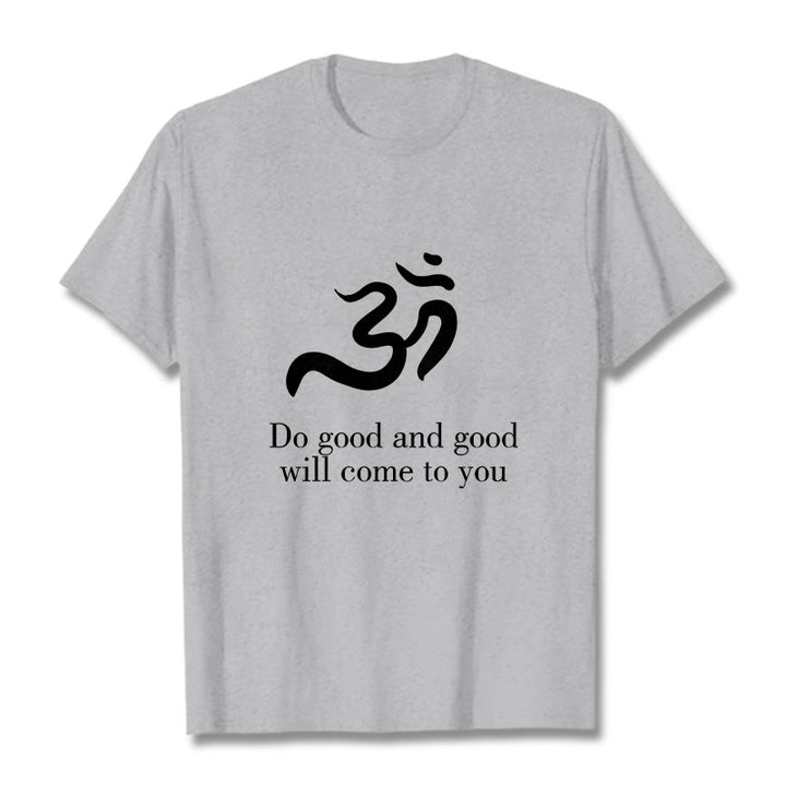 Camiseta de algodón con diseño espiritual sánscrito y símbolo Om de Buddha Stones - image 20