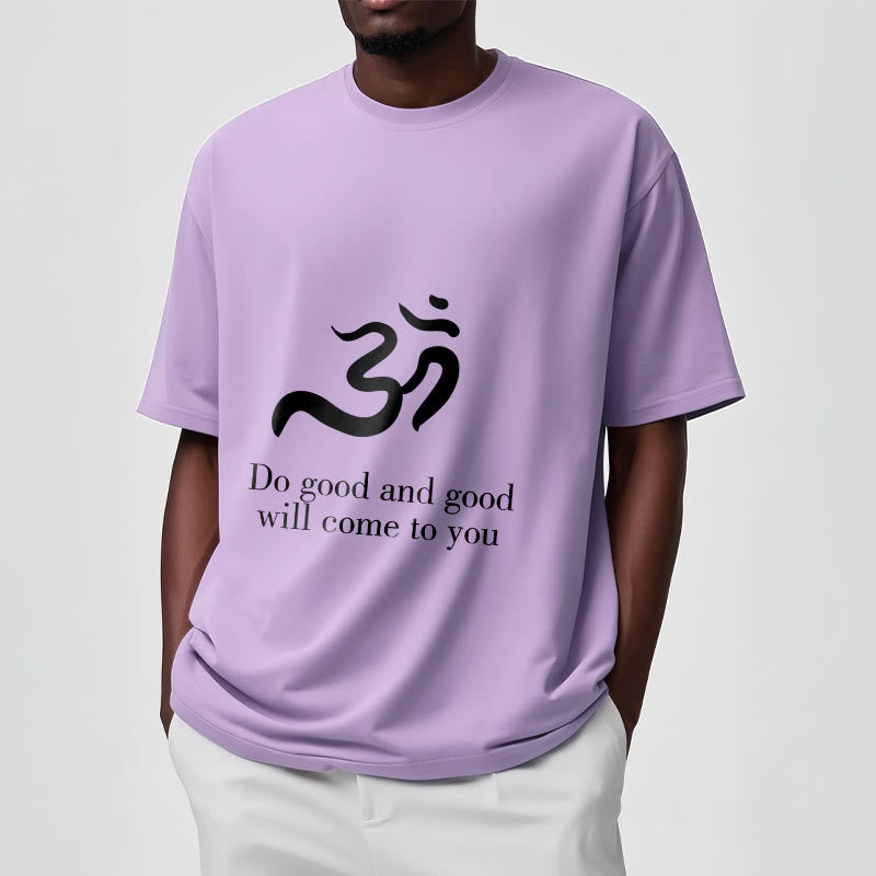 Camiseta de algodón con diseño espiritual sánscrito y símbolo Om de Buddha Stones - image 18