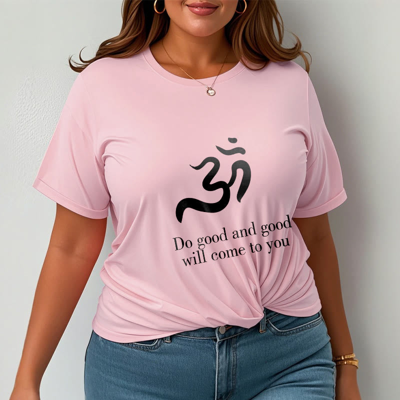 Camiseta de algodón con diseño espiritual sánscrito y símbolo Om de Buddha Stones - image 14