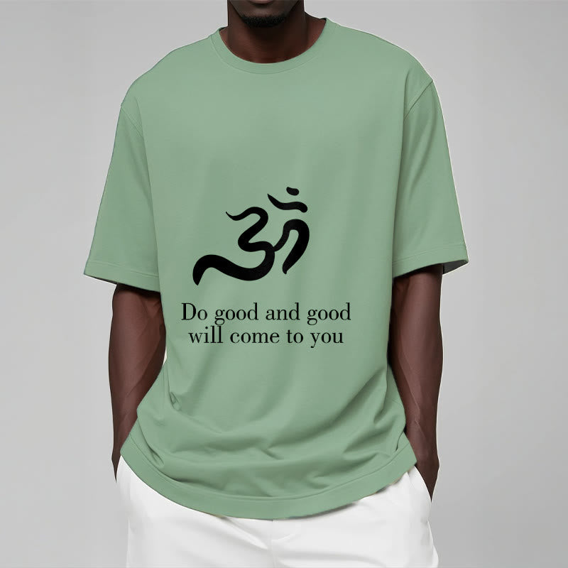 Camiseta de algodón con diseño espiritual sánscrito y símbolo Om de Buddha Stones - image 16