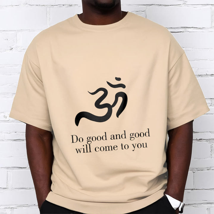 Camiseta de algodón con diseño espiritual sánscrito y símbolo Om de Buddha Stones - image 10