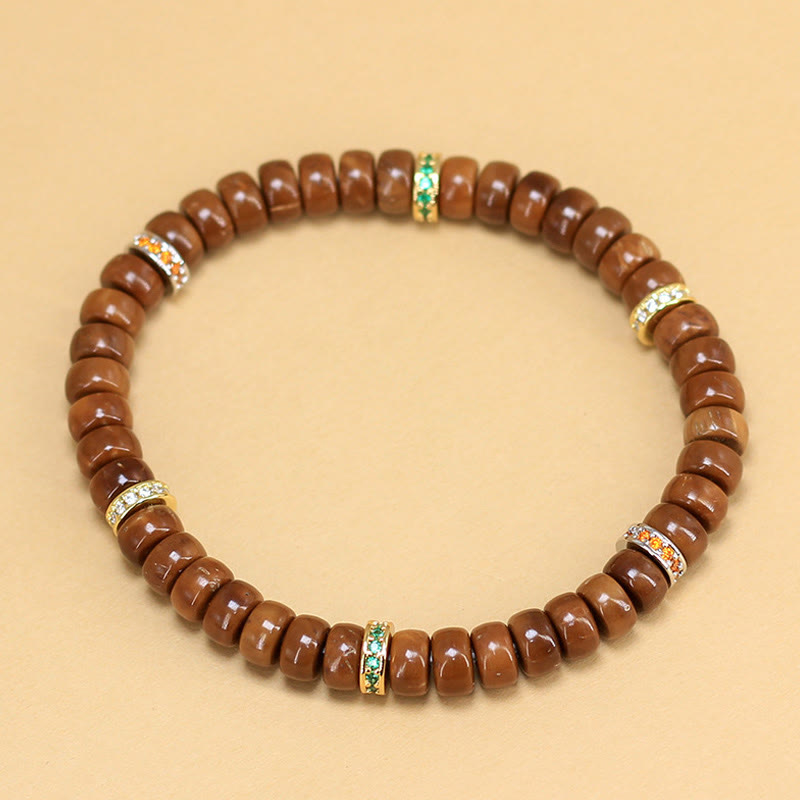 Pulsera de protección de la suerte con semillas de kuka y Buddha Stones - image 3