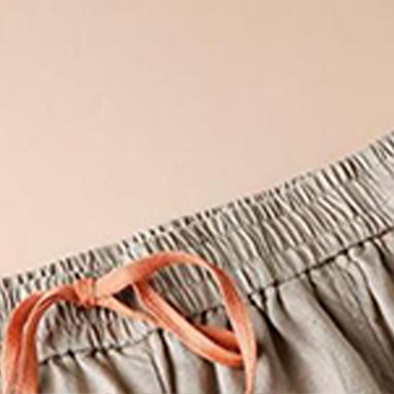 Pantalones casuales de algodón Buddha Stones con dobladillo con abertura para mujer, de pierna ancha y bolsillos, de largo 7-8 - image 9