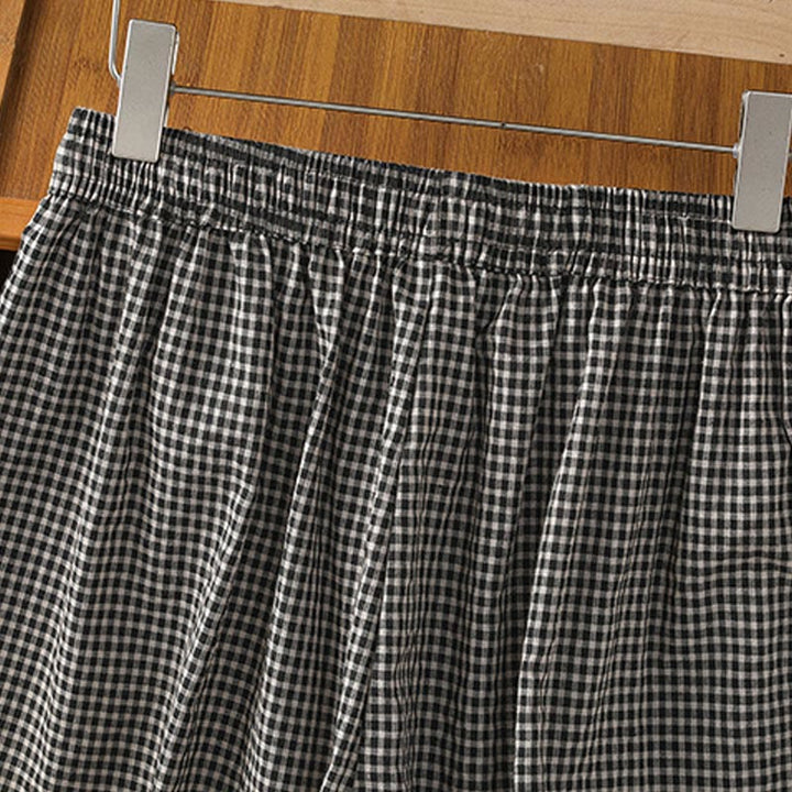 Pantalones casuales de algodón con costuras de Buddha Stones, de pierna ancha y bolsillos para mujer, tallas 7-8 - image 15