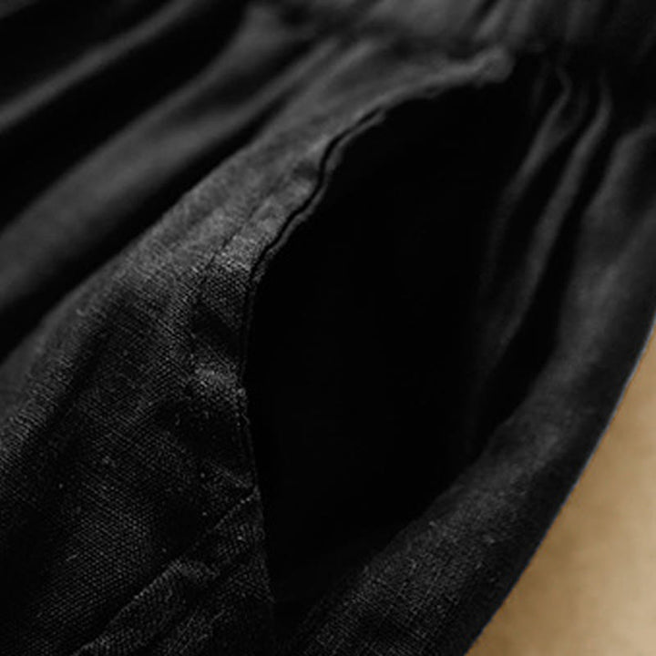 Pantalones cortos informales lisos con estampado de Buddha Stones para mujer, estilo harem con bolsillos. - image 12