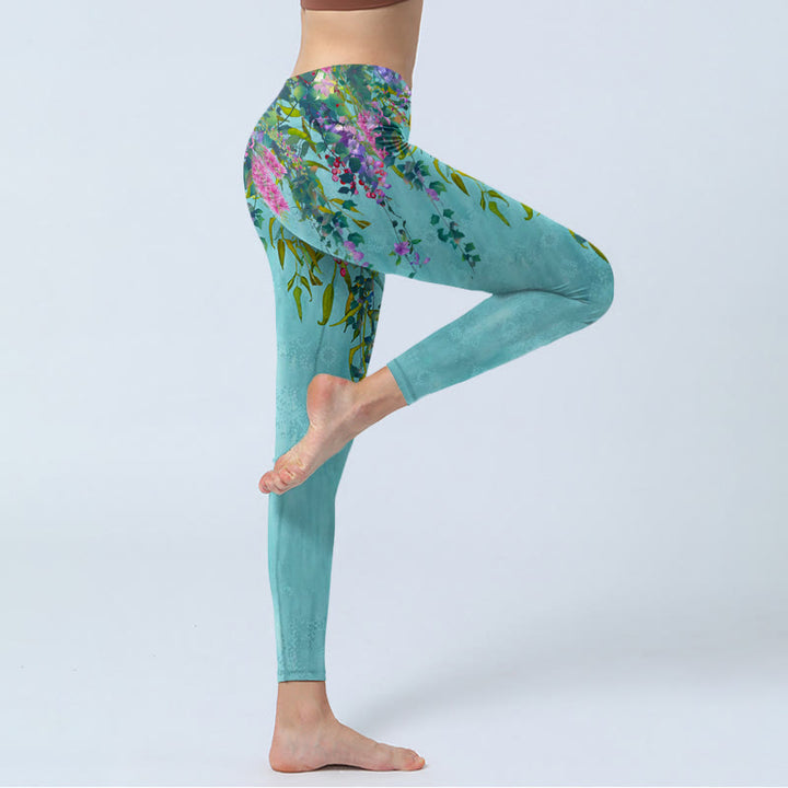 Leggings de yoga para mujer con estampado de Buddha Stones - image 3