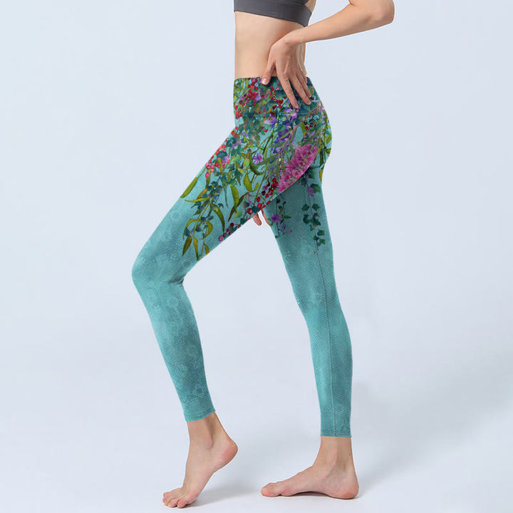 Leggings de yoga para mujer con estampado de Buddha Stones - image 2