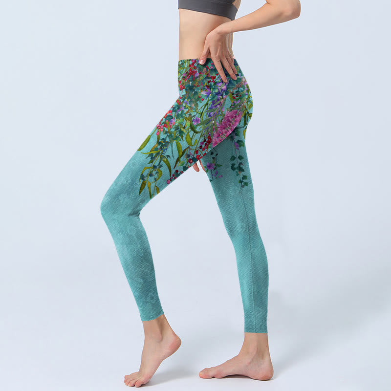 Leggings de yoga para mujer con estampado de Buddha Stones - image 3
