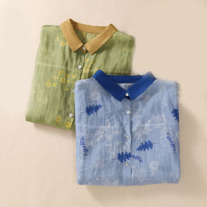 Camisa de manga corta para mujer con Buddha Stones - image 17