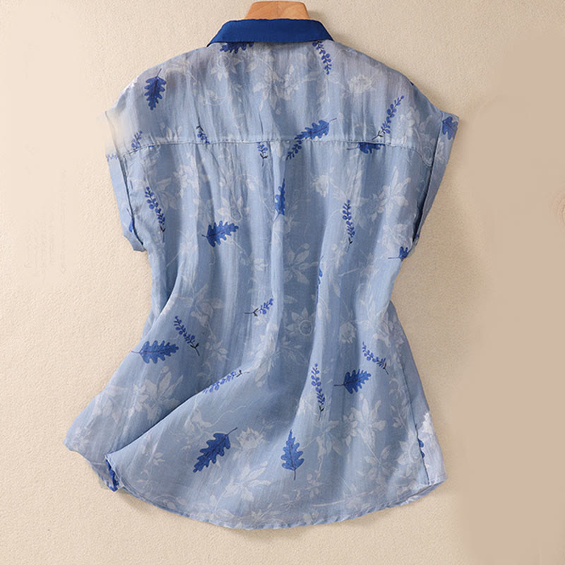 Camisa de manga corta para mujer con Buddha Stones - image 11