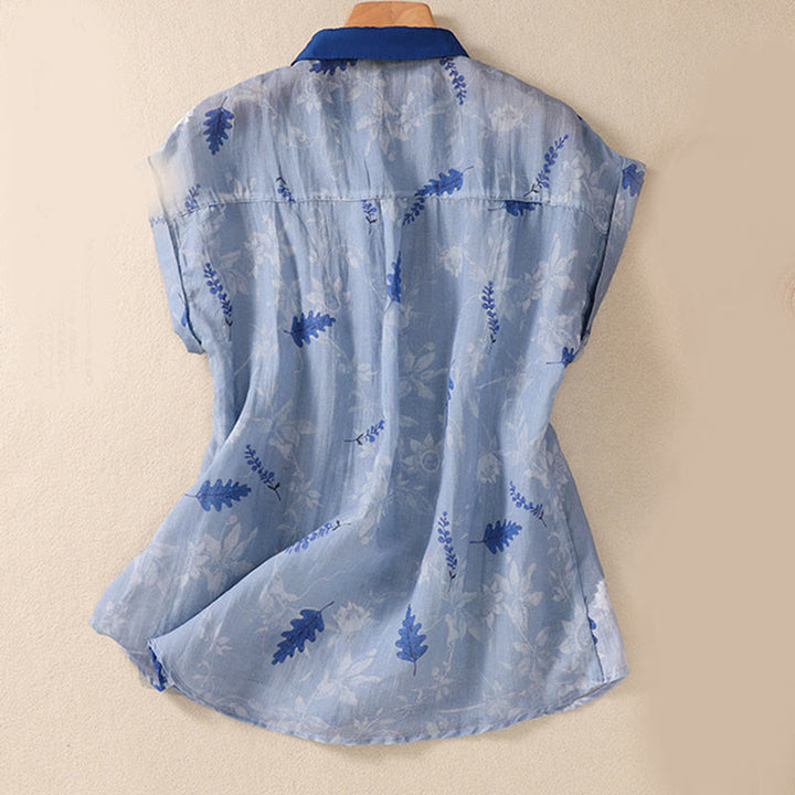 Camisa de manga corta para mujer con Buddha Stones - image 11